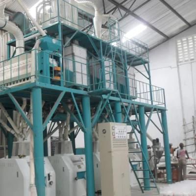 European Standard Automatic 50t/24h Maize Flour Milling Plant