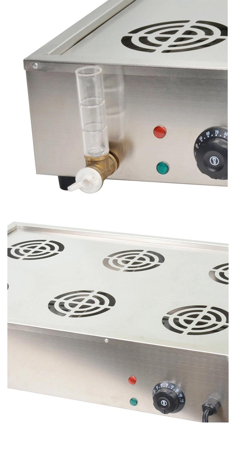 High Efficiency Electric Heating Table 6-Hole Energy-Saving Steamer Baozi Rice Steamer