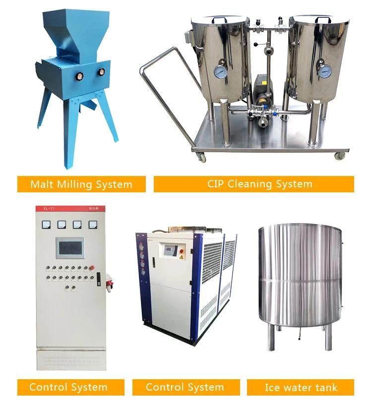 500L SS304 Brewhouse Beer Brewing Equipment