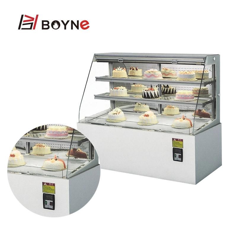 Commercial Bakery Equipment Cake Display Showcase Chiller Cabinet