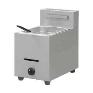 Counter Top Three Cylinder Stainless Steel Gas Deep Pressure Fryer