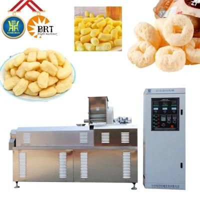 High Quality Cereal Expander Cheese Honey Corn Puff Snacks Extruder Machine