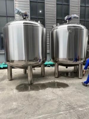 2000L 5000L Stainless Steel Dairy Pressure Vacuum Bucket Price