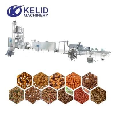 Full Automatic Pet Dog Food Fish Feed Extueder Production Line