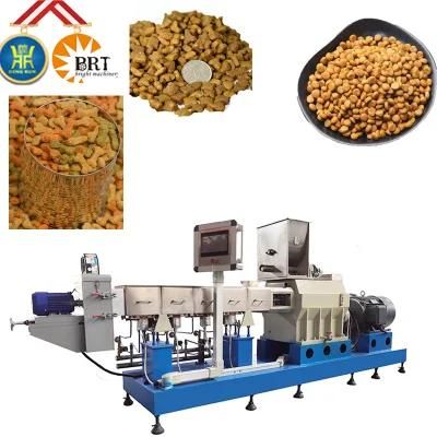 Stainless Steel Dry Dog Food Pellet Extruder Pet Dog Feed Processing Line Making Machine