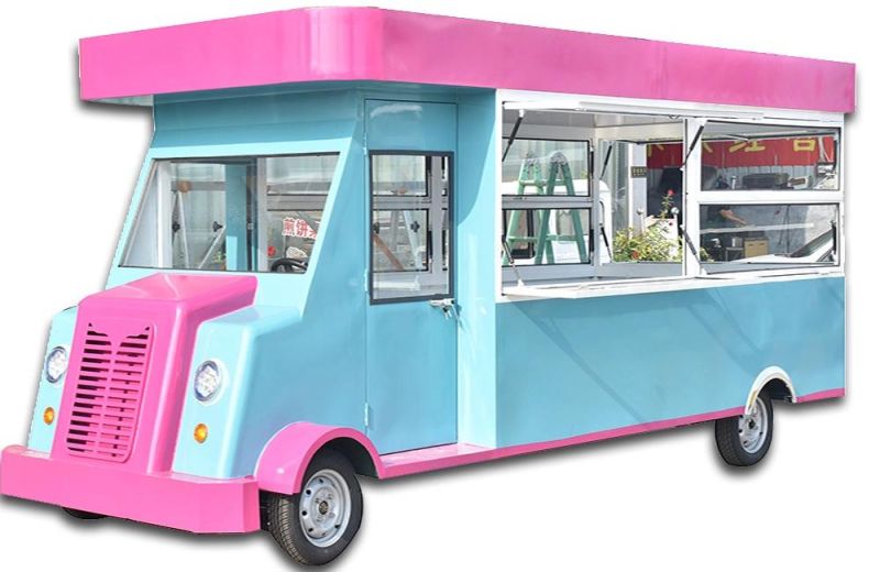 Wholesale Price Electric Mobile Food Truck Mobile Ice Cream Food Truck Trailer Crepe Electric Tricycle Food Cart for Sale