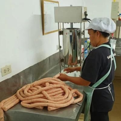 Restaurant Equipment 15L Electric Butcher Sausage Making Roll Maker Sausage Stuffer Filler ...