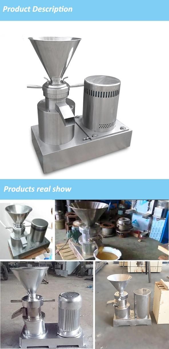 Small Emulsified Asphalt Colloid Mill Tomato Paste Processing Equipment Line