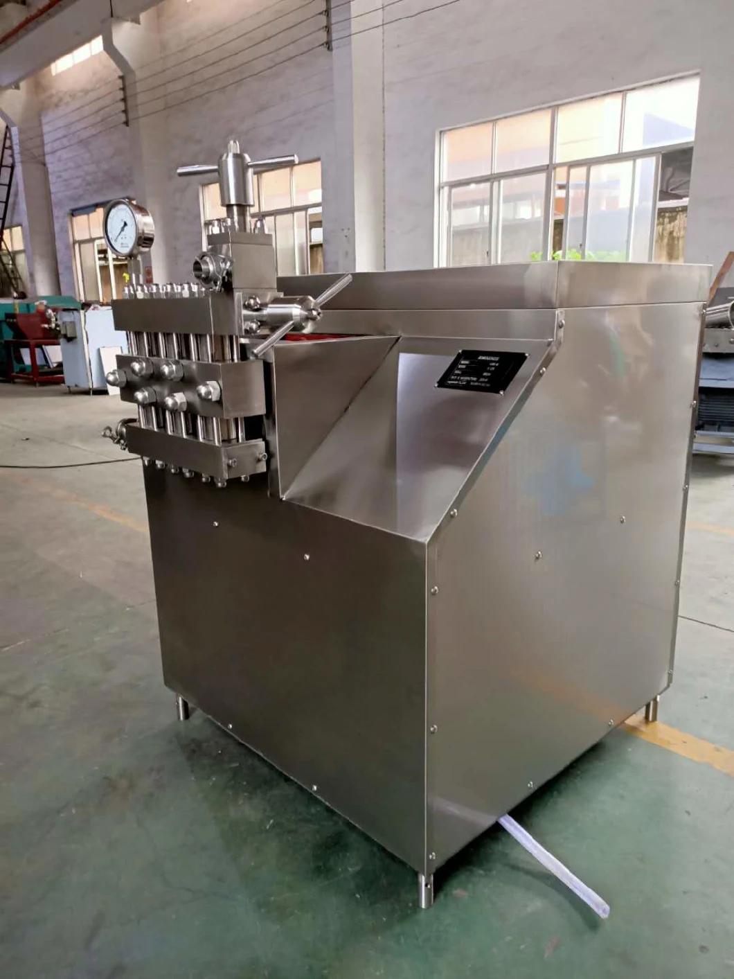 Stainless Steel 4 Piston 2 Stage Homogenizer for Food Industry