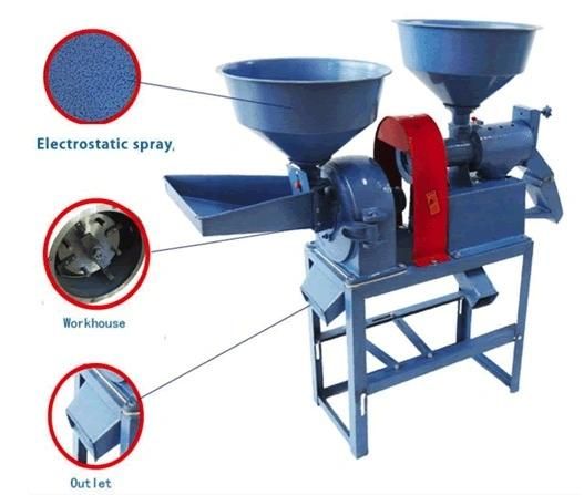 Mini Rice Mill & Crusher Combined Machine for Home Using