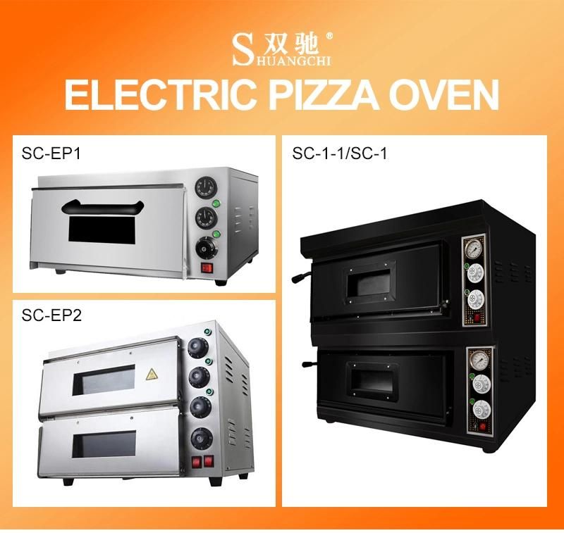 Single Layer Electric Pizza Oven Stainless Steel Food Equipment