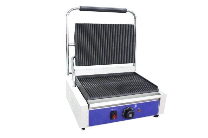 Electric Contact Griddle (Dg-811re) All Ribbed Ce