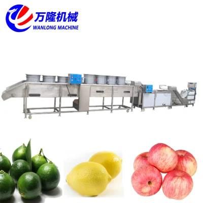 Automatic Production Line Vegetable Fruit Washing Disinfection Machine