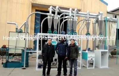 10ton Wheat Maize Corn Flour Milling Machine for Sale, Corn Flour Mill Plant Price