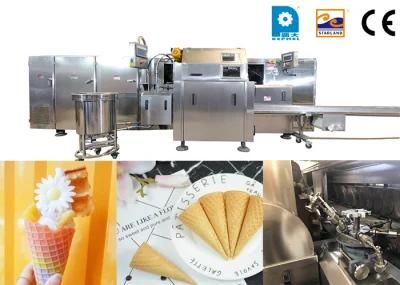 Semi-Automatic Black Lace Flat Bottom Waffle Cone Production Line