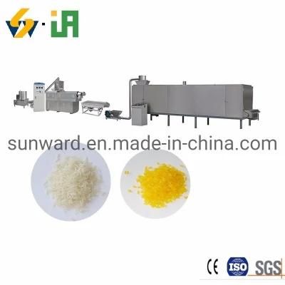 Automatic Stainless Steel Twin-Screw Artificial Rice Processing Line Machine