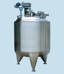 Three Layer Stainless Steel Mixing Tank with Pump and Thermometer