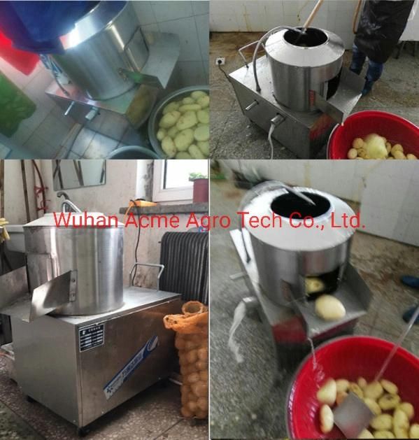 Small Capacity Potato Peeler / Potato Peeling Machine