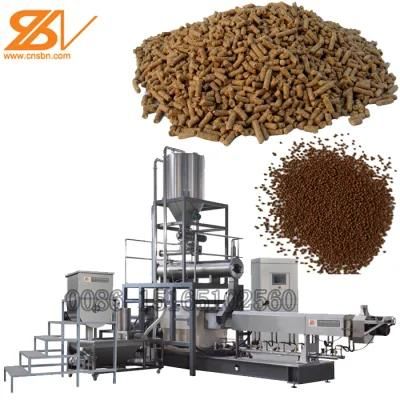 Floating Sinking Fish Feed Pellet Production Extruder Machinery Plant