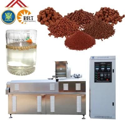 Factory Price Floating Sinking Aquatic Feed Machine Fish Food Extruder Feed Pellet ...