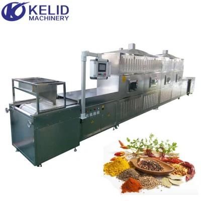 Industrial Tunnel Microwave Food Grain Nuts Spice Herbal Tea Leaves Powder Curing ...