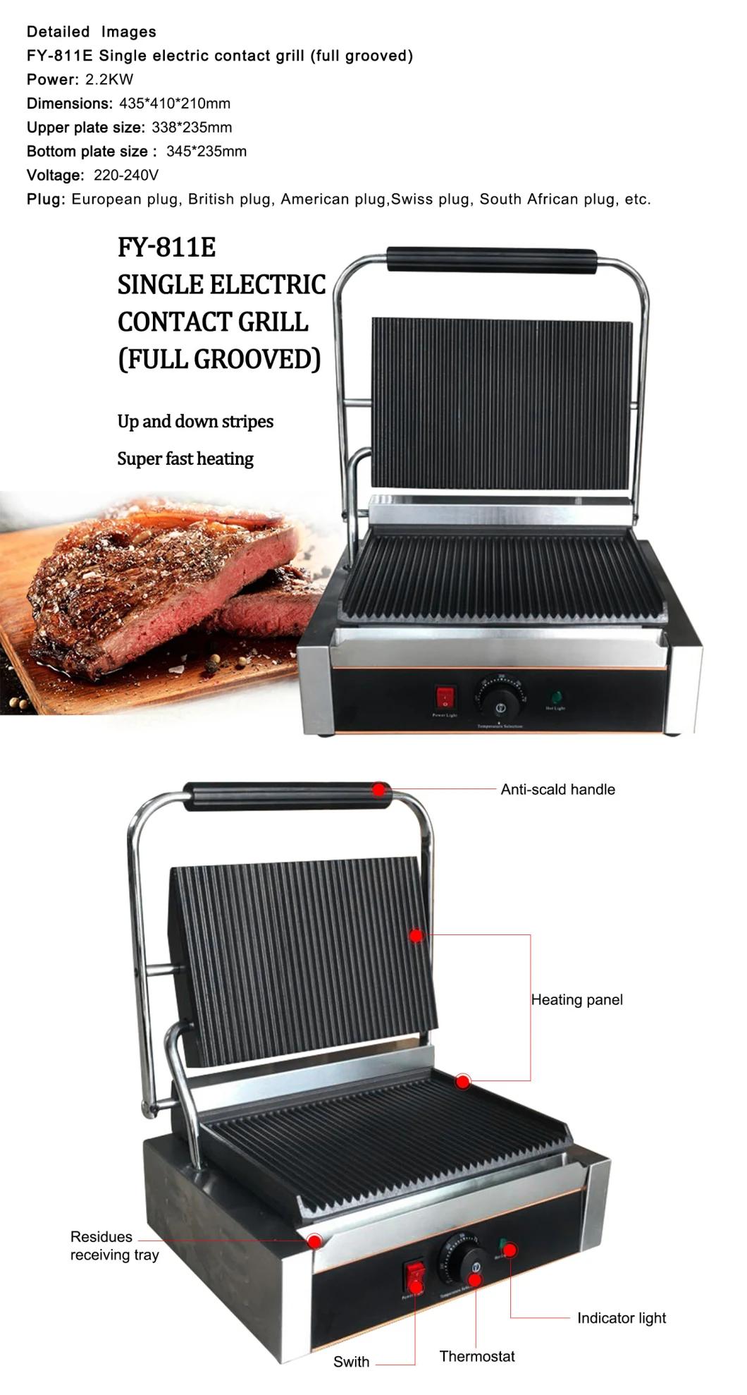 Functional Electric Contact Grill with Thermostat