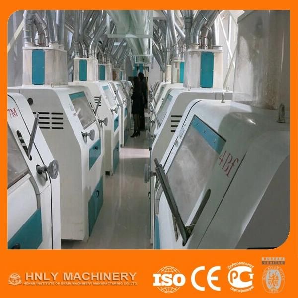 Professional 50t Maize Processing Machinery Maize Milling Plant Flour