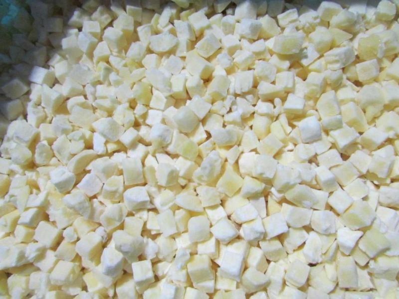 Frozen Freezing Freezer Diced Chopped Potato Processing Machine