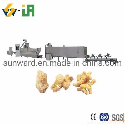 Twin-Screw Textured Soy Protein Tvp Tsp Extrusion Extuder