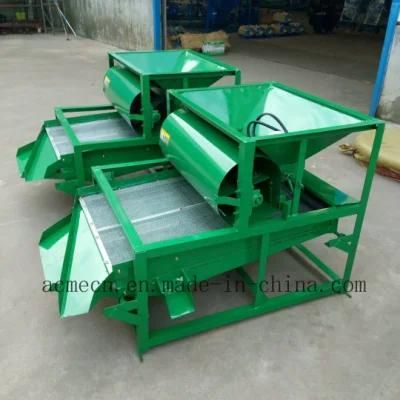 High Quality Vibration Grain Screening Machine Two Layers Soybean Rice Bean Wheat Seeds ...