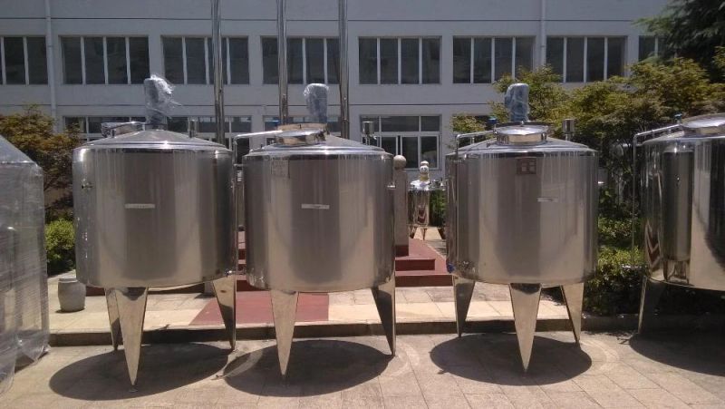 Milk Pasteurizer Fermentation Tank Batch Pasteurizer Cooling Tank Jacketed Tank