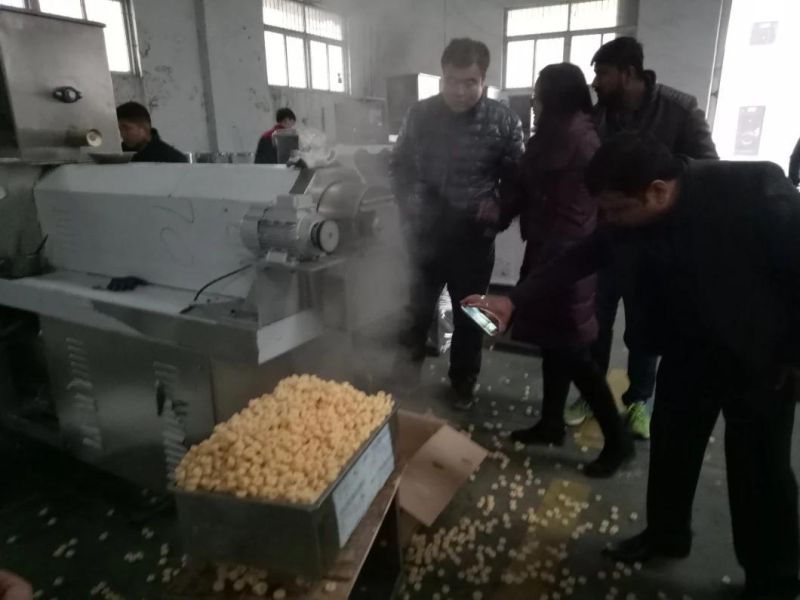 Extruded Corn Ring Puff Snack Processing Plant