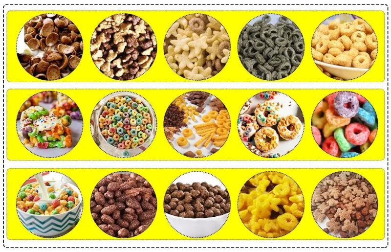 Hot Sale Automatic Breakfast Cereals Production Equipment Breakfast Cereal Machine