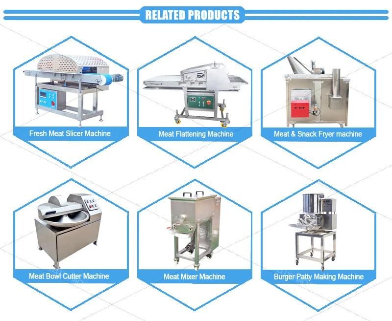 High Accuracy Fresh Chicken Breast Fish Skin Beef Pork Meat Strip Cube Dicer Cutting Machine