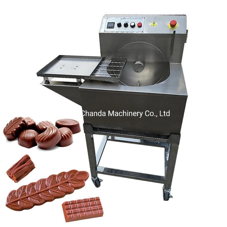 Mini 8kg Chocolate Melting Equipment Chocolate Continuous Tempering Machine