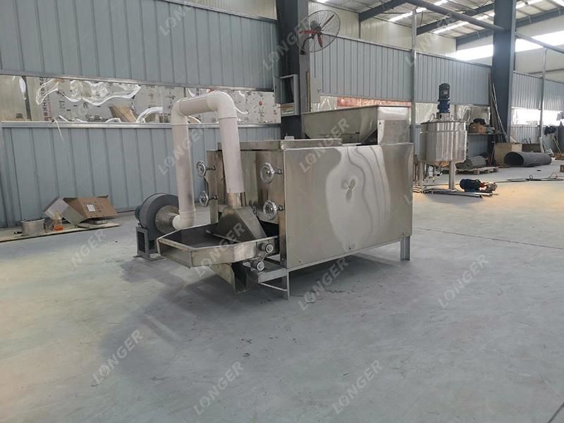 Cacao Peeler Processing Machinery Peanut Skin Cocoa Bean Peeling Machine