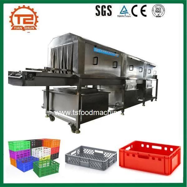 China Commercial Dairy Milk Crate Washer Cleaning Washing Machine for Sale