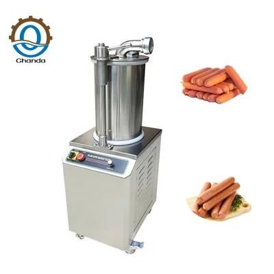 Electric Best Hydraulic Sausage Stuffing Making Machine Vertical Sausage Stuffer Filler ...