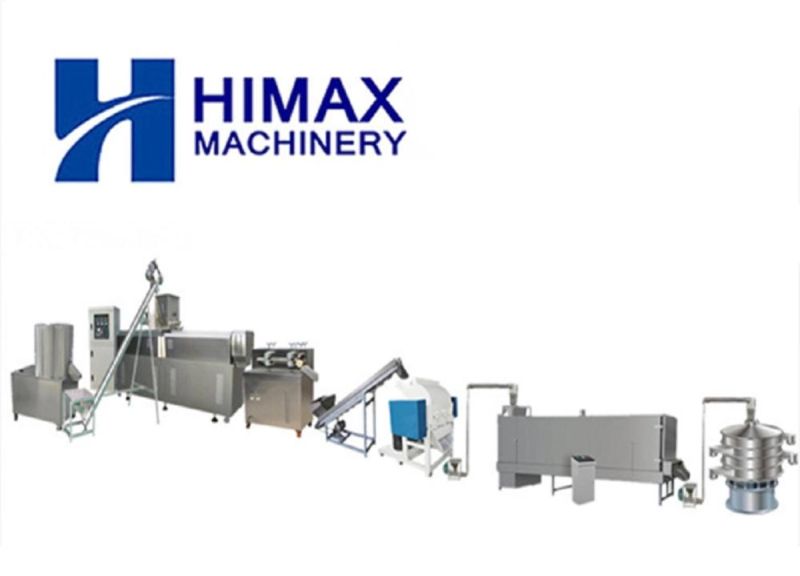 Double-Screw Extruder Breadcrumbs Making Machine