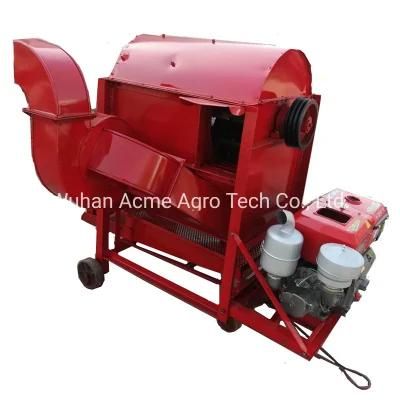 Rice Wheat Corn Maize Grain Peeling Thresher Threshing Machine