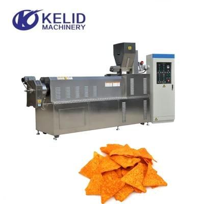 Popular Fried Snack Pellet Chips Doritos Tortilla Processing Line