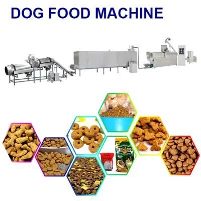 Animal Pet Food Dog/Cat/Bird/Fish Feed Extruder Making Machine Production Line