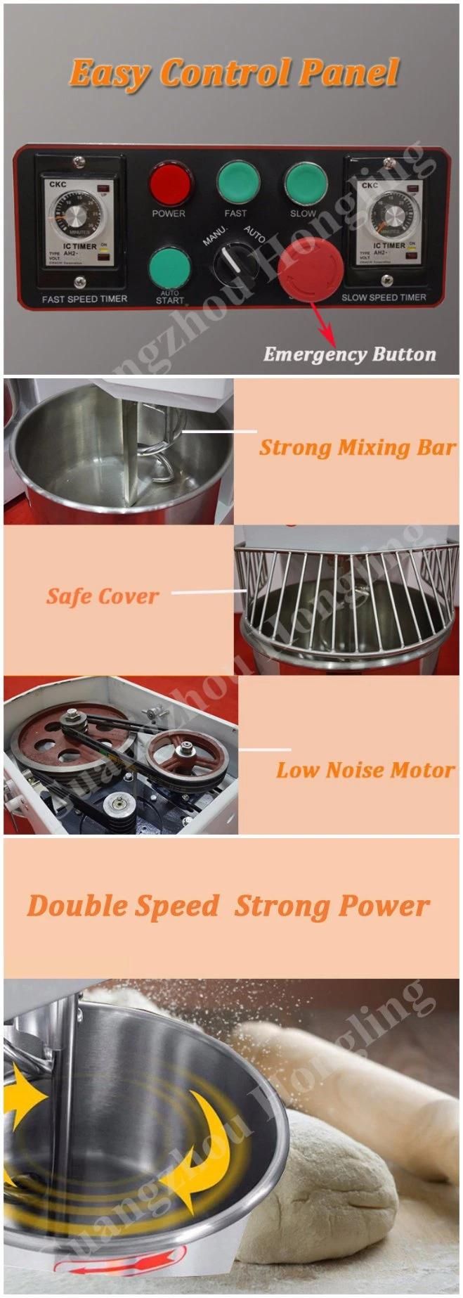 Hot-Sale Spiral Mixer Equipment 20kg Bakery Dough Mixer for Bread