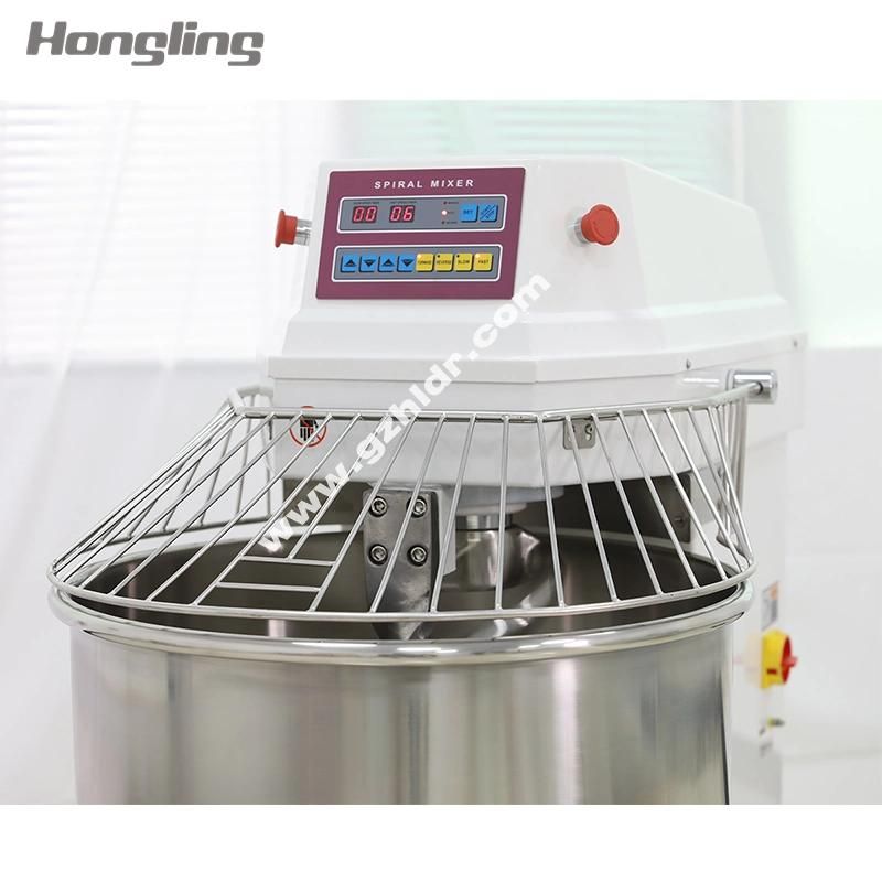 Commercial Stainless Steel Electric Spiral Dough Mixer in Mixing Equipment