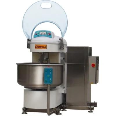 130kg Dough/Time 2 Speed Tilting Spiral Flour Dough Mixer