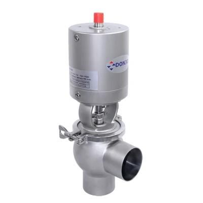 3A Certified Sanitary Shut-off Diverter Valve for Food Beverage Dairy