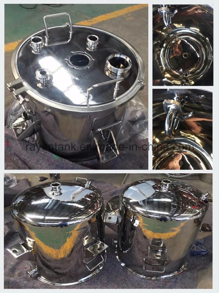 Stainless Steel Portable Water Tank Mobile Milk Tank