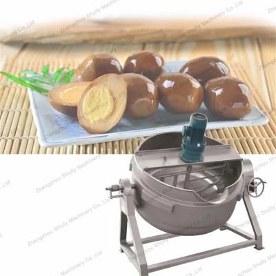 Industrial Tiltable Cooking Pot Jacketed Kettle with Agitator