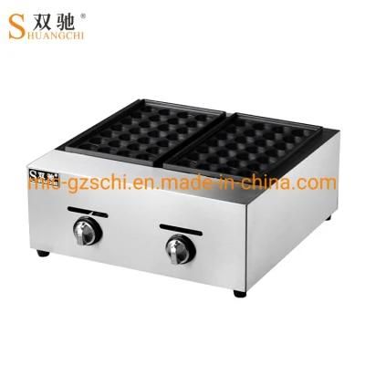 2-Head Gas Taiyaki Machine Fish Pellet Grill Fish Balls Making Machine