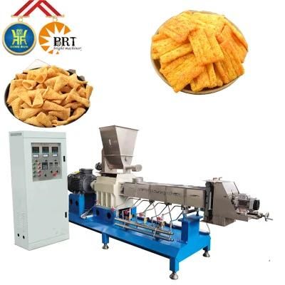 Puffed Snacks Flour Fried Salad Sticks Bugles Triangle Chips Food Maker Production Line